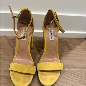 Steve Madden Mustard Yellow Heels